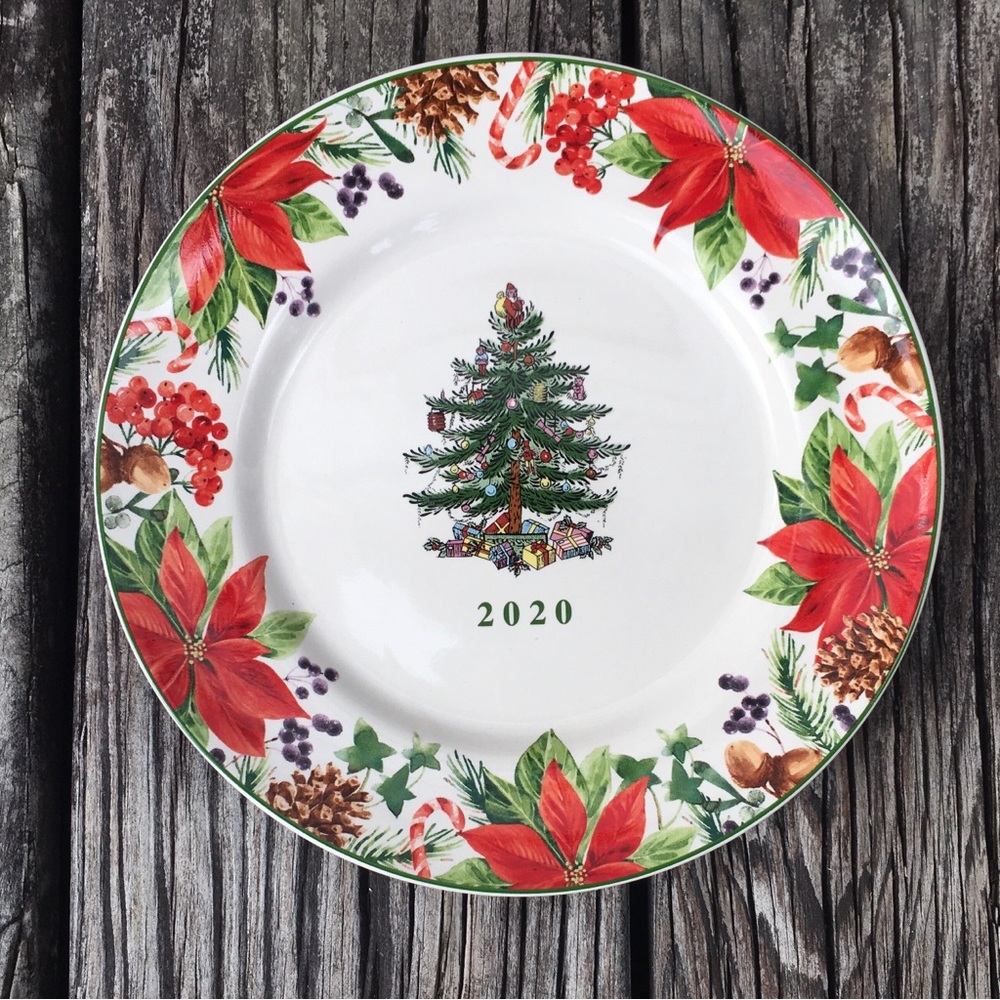 Spode Christmas Tree 2020 Annual Collector Plate 7.75”